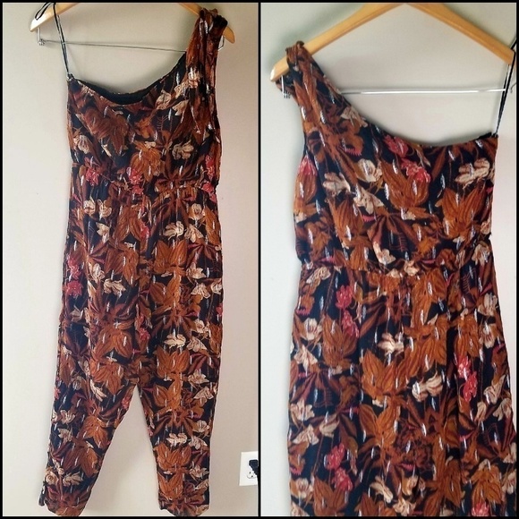 NEW! MAEVE Anthropologie Kyoto Floral Jumpsuit 4. - Picture 4 of 7